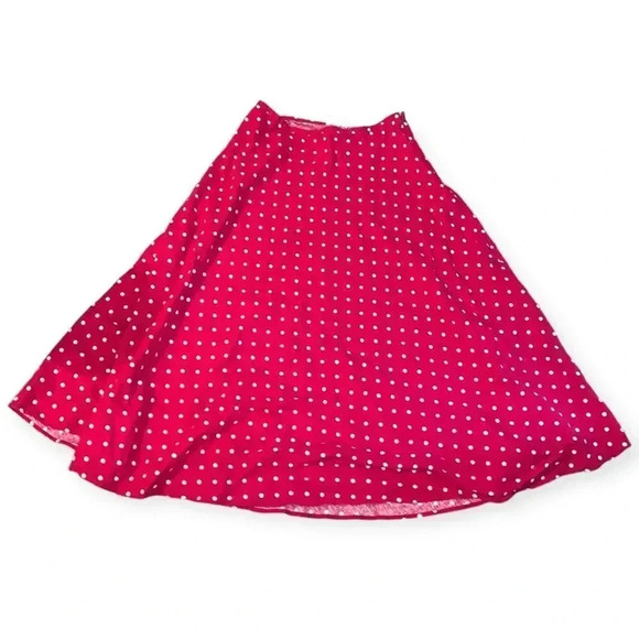 Vintage Dresses & Skirts - Vintage retro polka dot flared circle skirt